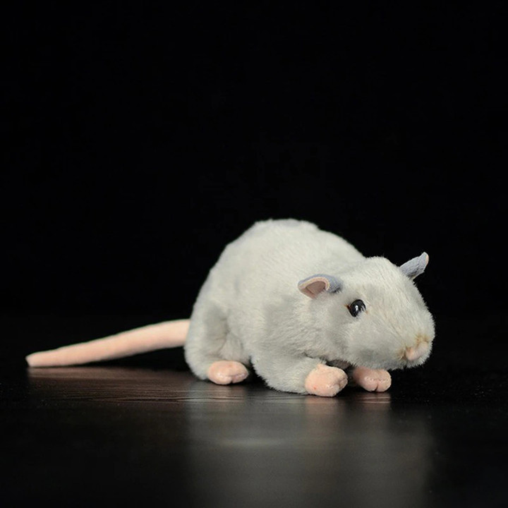 Soft and Realistic Rat Plush Toy