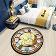 Ninetales Round Rug Custom Pokemon Anime Circle Carpet-wexanime.com