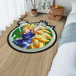 Vegeta Ssj Shaped Rug Custom Dragon Ball Anime Room Decor-wexanime.com