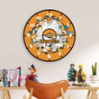 Charizard Wooden Clock Personalized Anime Wall Decor-Wexanime