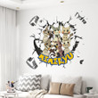 Mimikyu Wall Stickers Personalized Custom Anime Wall Decoration-Wexanime