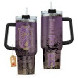 Symbols Purple Orca 40oz Travel Tumbler Personalized With Handle Custom Anime Cup - Wexanime