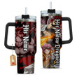 Her Natsu Dragneel 40oz Travel Tumbler With Handle Personalized Anime Valentines Cup - Wexanime