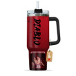 Diablo 40oz Travel Tumbler With Handle Personalized Custom Anime Cup - Wexanime