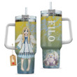 Filo 40oz Travel Tumbler With Handle Personalized Anime Accessories - Wexanime