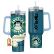 Snorlax Coffee 40oz Travel Tumbler With Handle Personalized Anime Accessories - Wexanime