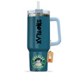 Snorlax Coffee 40oz Travel Tumbler With Handle Personalized Anime Accessories - Wexanime