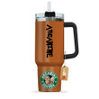 Arcanine Coffee 40oz Travel Tumbler With Handle Personalized Anime Accessories - Wexanime