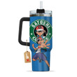 Ash Ketchum Satoshi Coffee 40oz Travel Tumbler With Handle Personalized Anime Accessories - Wexanime