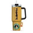 Dragonite Coffee 40oz Travel Tumbler With Handle Personalized Anime Accessories - Wexanime