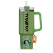 Tyranitar Coffee 40oz Travel Tumbler With Handle Personalized Anime Accessories - Wexanime