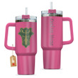 Green Mantis 40oz Pink Valentines Personalized Tumbler With Handle Anime Cup - Wexanime