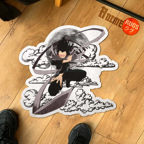 Shouta Aizawa Shaped Rug Custom Moon Clouds Anime Room Decor