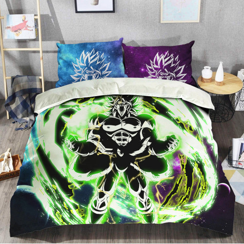 Dragon Ball Broly Bedding Set Custom Galaxy Room Decor