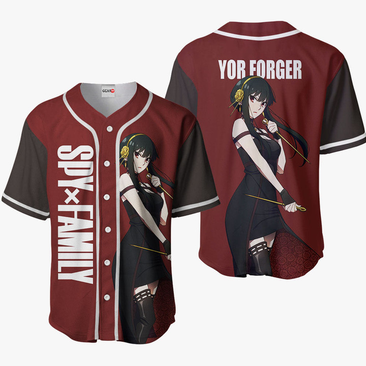 Yor Forger Jersey Shirt Custom Spy x Family Anime Merch Clothes for Otaku-wexanime.com