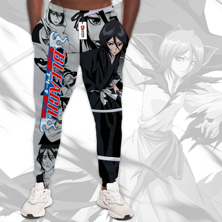 Rukia Kuchiki Joggers Bleach Custom Anime Sweatpants Mix Manga-wexanime.com