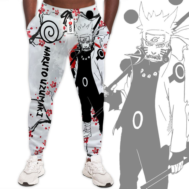 Nrt Uzumaki Bijuu Joggers Naruto Anime Sweatpants Custom Merch Japan Style-wexanime.com