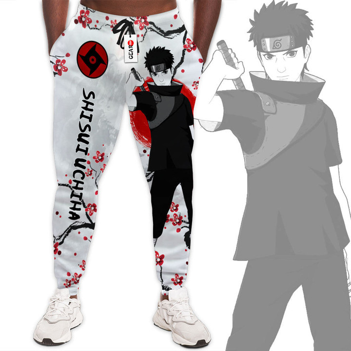 Shisui Uchiha Joggers Naruto Anime Sweatpants Custom Merch Japan Style-wexanime.com