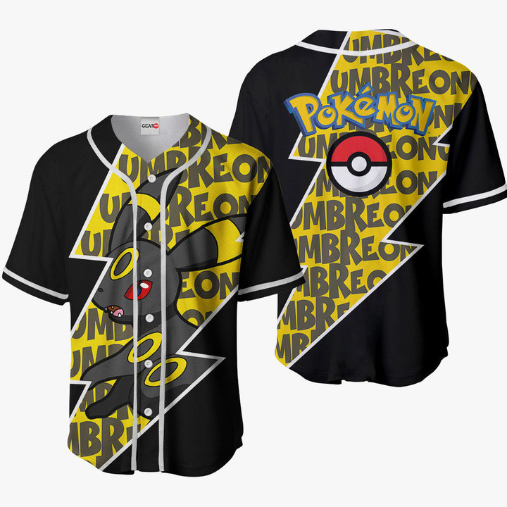 Umbreon Jersey Shirt Custom Pokemon Anime Merch Clothes for Otaku-wexanime.com