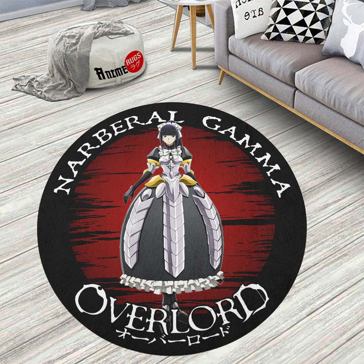 Narberal Gamma Round Rug Custom Overlord Anime Circle Carpet-wexanime.com