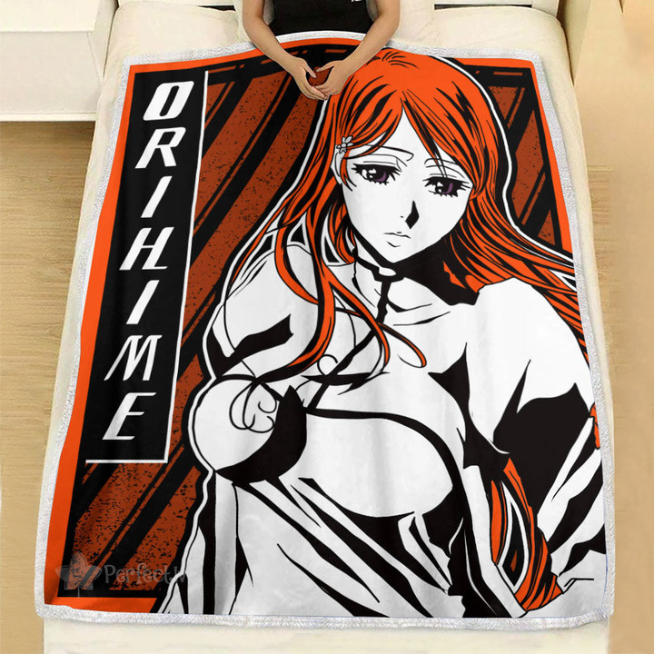 Orihime Inoue Blanket Fleece Custom Bleach Anime-wexanime.com