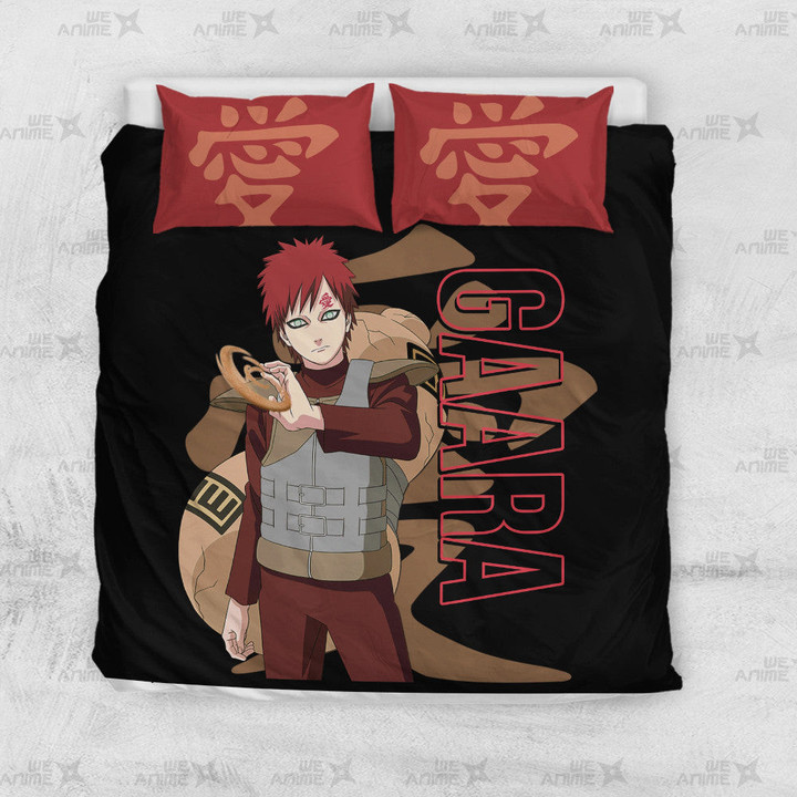 Naruto Gaara Bedding Set Custom-wexanime.com