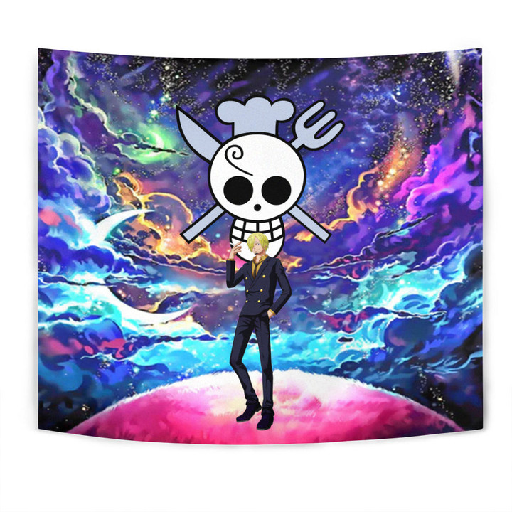 Sanji Tapestry Custom Galaxy One Piece Anime Room Decor-wexanime.com