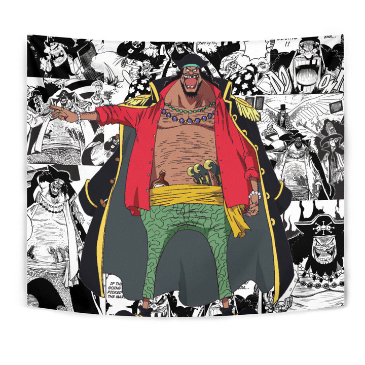 Marshall D. Teach Blackbeard Tapestry Custom One Piece Anime Manga Room Wall Decor-wexanime.com