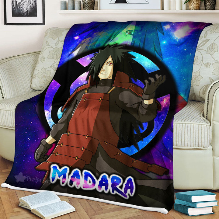 Uchiha Madara Blanket Galaxy Custom Naruto Anime-wexanime.com
