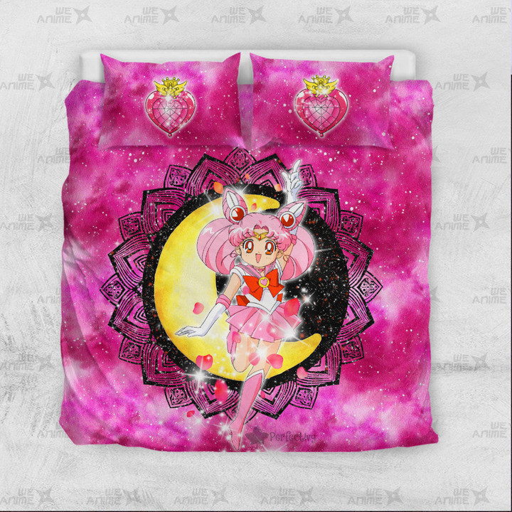 Sailor Chibi Moon Bedding Set Custom Sailor Moon Anime Bedding-wexanime.com