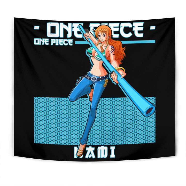 Nami Tapestry Custom One Piece Anime Home Decor-wexanime.com