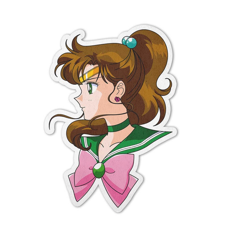 Sailor Jupiter Shaped Rug Custom Anime Sailor Moon Room Decor Mat Quality Carpet-wexanime.com