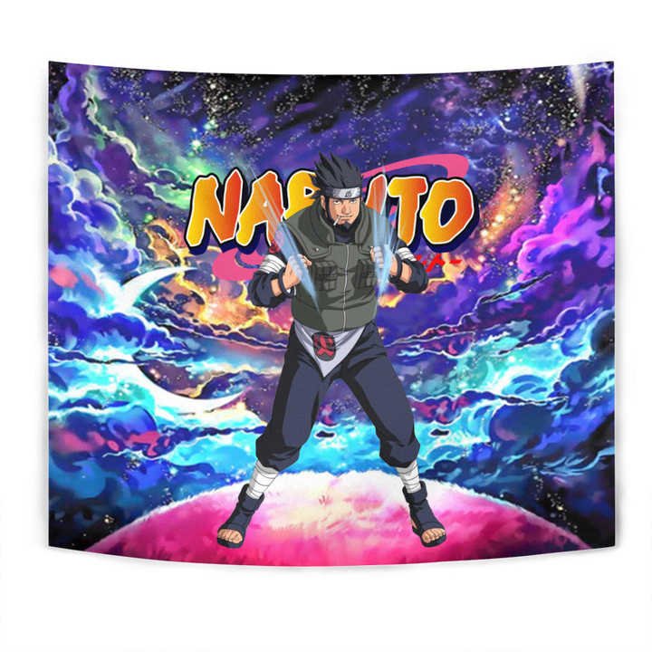 Sarutobi Asuma Tapestry Custom Galaxy Naruto Anime Room Decor-wexanime.com