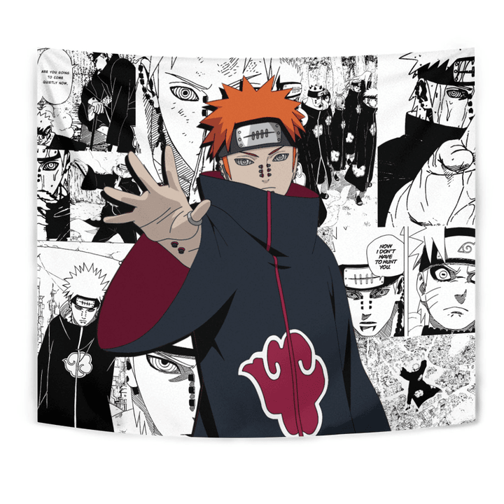 Akatsuki Pain Tapestry Custom Naruto Anime Manga Room Wall Decor-wexanime.com