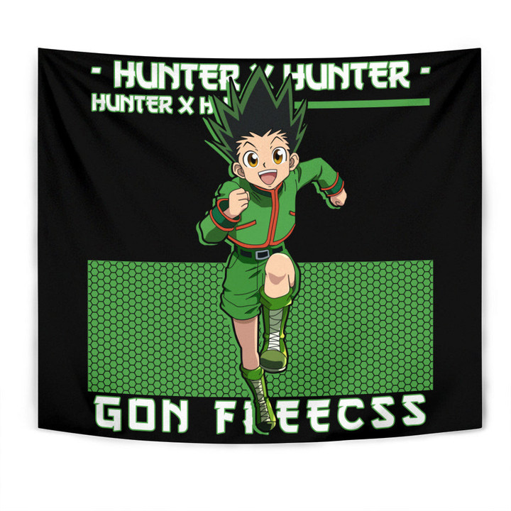 Gon Freecss Tapestry Custom Hunter x Hunter Anime Room Decor-wexanime.com