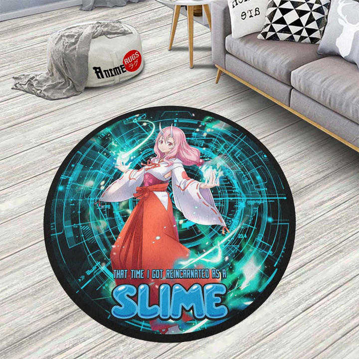 Shuna Round Rug Custom That Time I Got Reincarnated as a Slime Anime Circle Carpet-wexanime.com