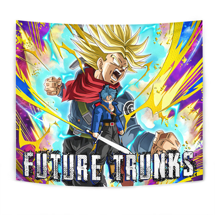 Future Trunks Tapestry Custom Dragon Ball Anime Home Decor-wexanime.com