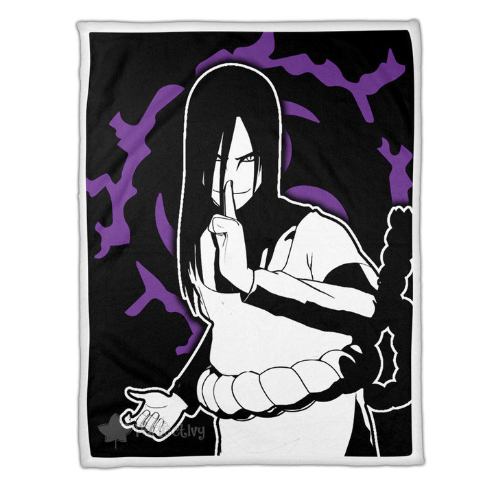 Orochimaru Blanket Fleece Custom Naruto Anime Mix Manga-wexanime.com
