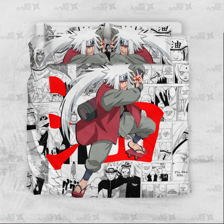 Naruto Jiraiya Bedding Set Custom-wexanime.com