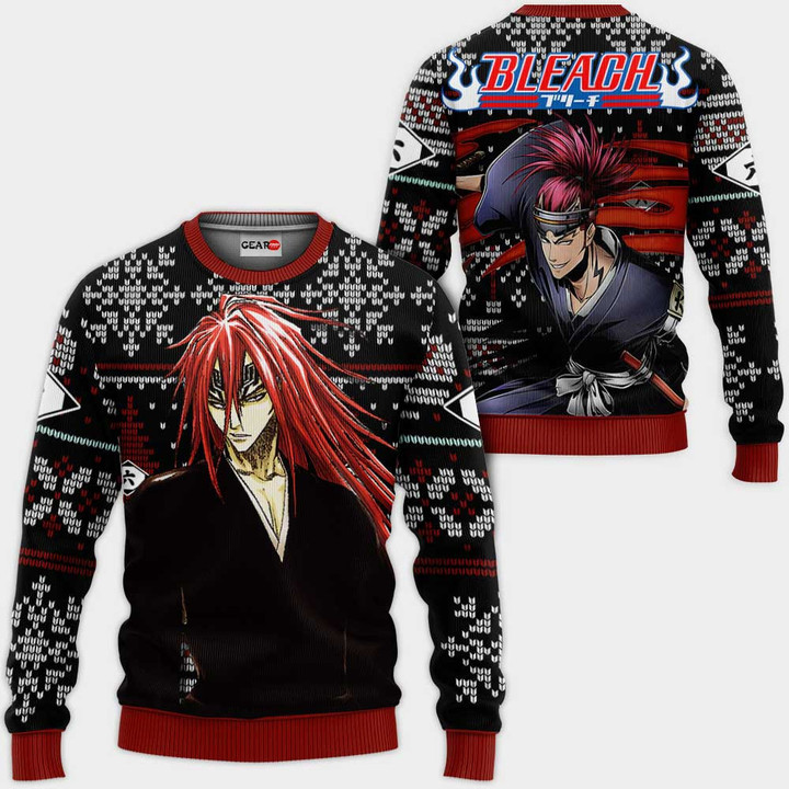 Renji Abarai Ugly Christmas Sweater Custom Anime BL Xmas Gifts