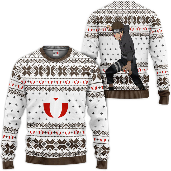 Kiba Inuzuka Ugly Christmas Sweater Custom For Anime Fans VA0822 Wexanime