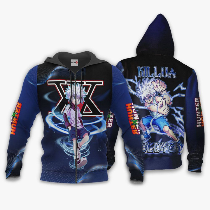Killua Zoldyck Shirts Merch Custom Anime HxH Perfect Gift Idea