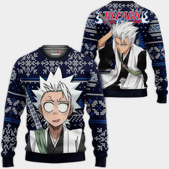Toshiro Hitsugaya Ugly Christmas Sweater Custom Anime BL Xmas Gifts