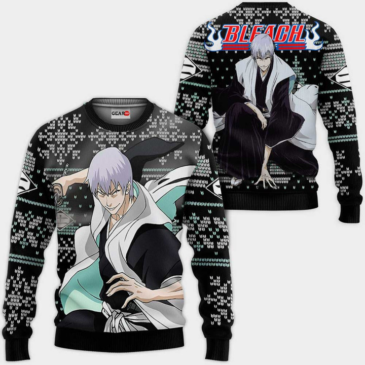 Gin Ichimaru Ugly Christmas Sweater Custom Anime BL Xmas Gifts