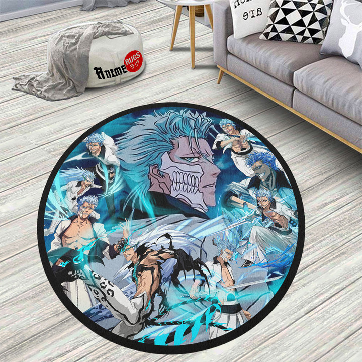 Bleach Grimmjow Jaegerjaquez Round Rug Custom Anime Circle Carpet