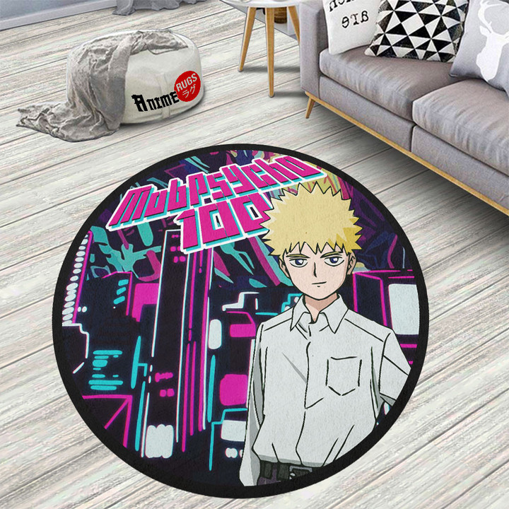 Mob Psycho 100 Teruki Hanazawa Round Rug Custom Anime Circle Carpet