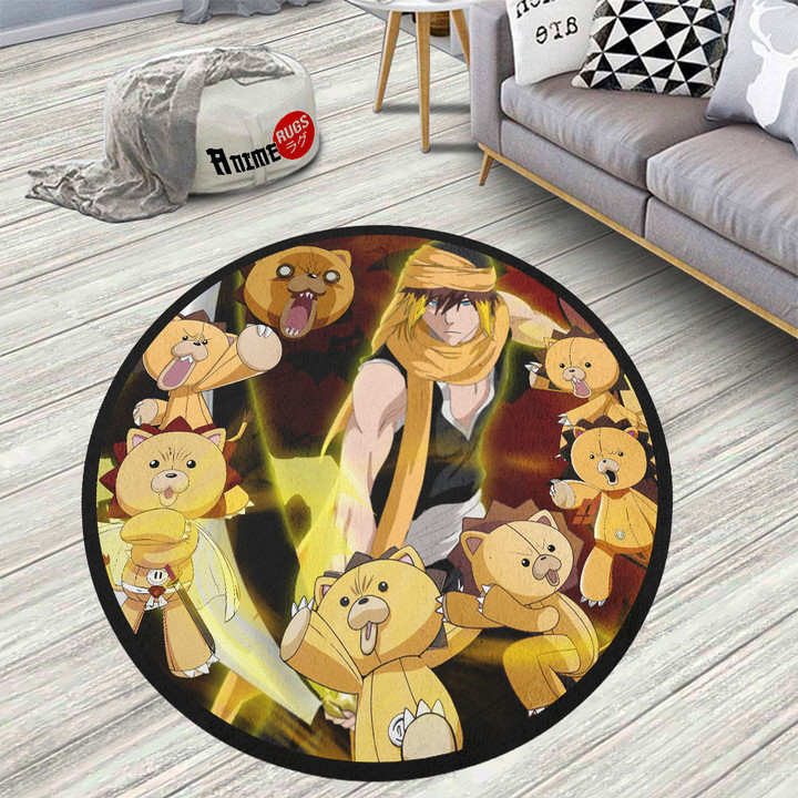 Bleach Kon Round Rug Custom Anime Circle Carpet