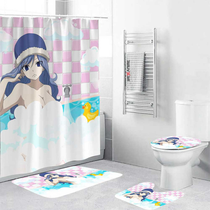 Juvia Lockser Anime Girls In Bathtub Combo Bathroom Set