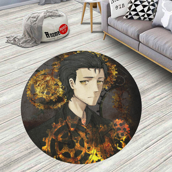 Rintarou Okabe Round Rug Custom Circle Carpet
