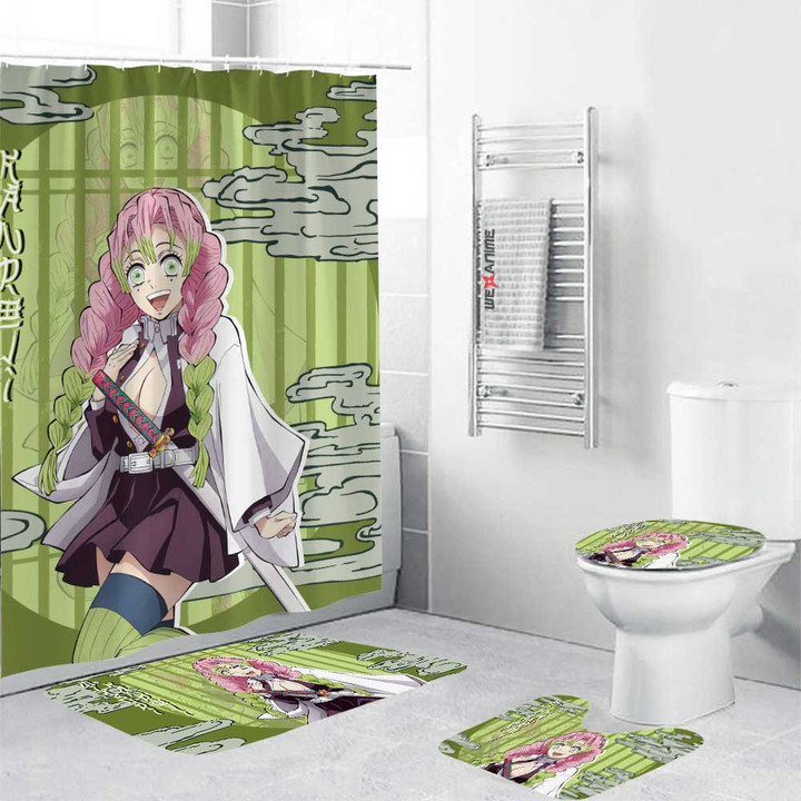 Mitsuri Kanroji Combo Bathroom Set Anime Decor Idea